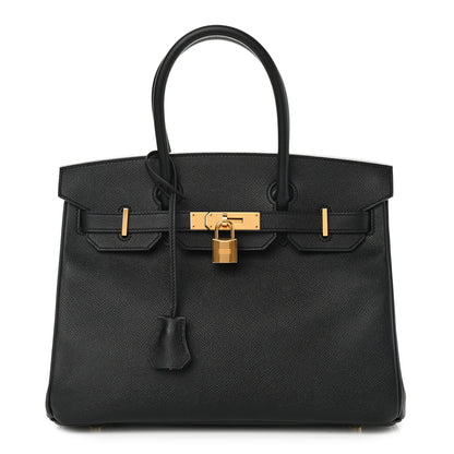 Hermes Epsom Birkin 30 Black 1 of 11