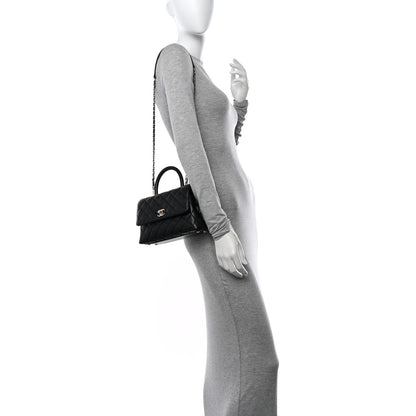Chanel Caviar Quilted Mini Coco Handle Flap Black 2 of 10