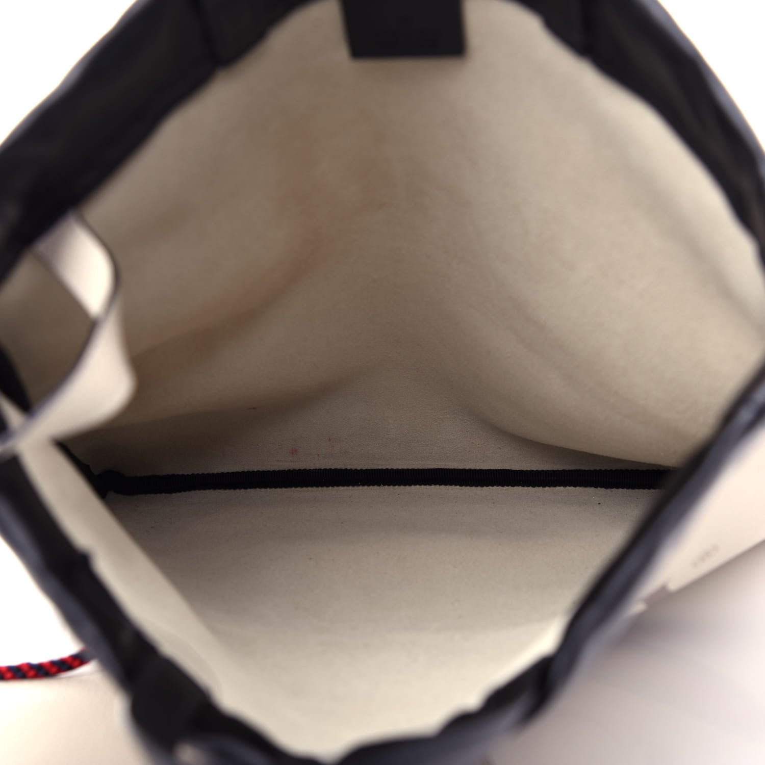 Gucci Calfskin Logo Drawstring Backpack Mystic White 6 of 12