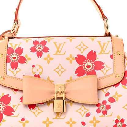 Louis Vuitton Monogram Cherry Blossom Sac Retro Bag Red 7 of 12