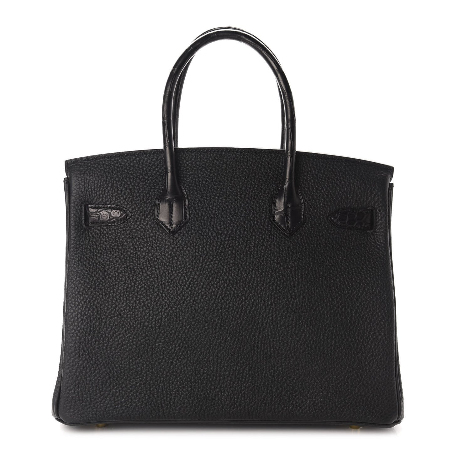 Togo Matte Alligator Birkin Touch 30 Black
