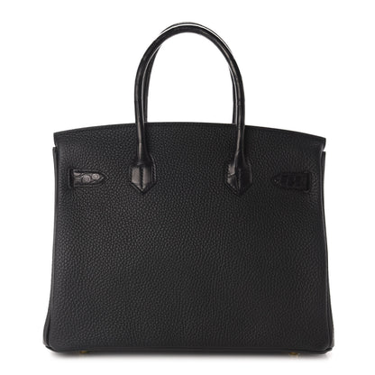 Hermes Togo Matte Alligator Birkin Touch 30 Black 4 of 36