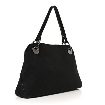 Gucci Monogram Medium Eclipse Shoulder Bag Black 3 of 13