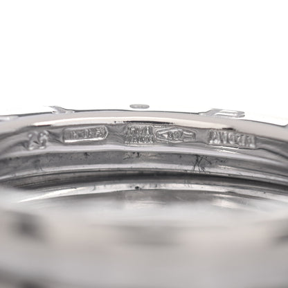 Bulgari 18K White Gold B.Zero1 Three-Band Ring 52 6 4 of 5
