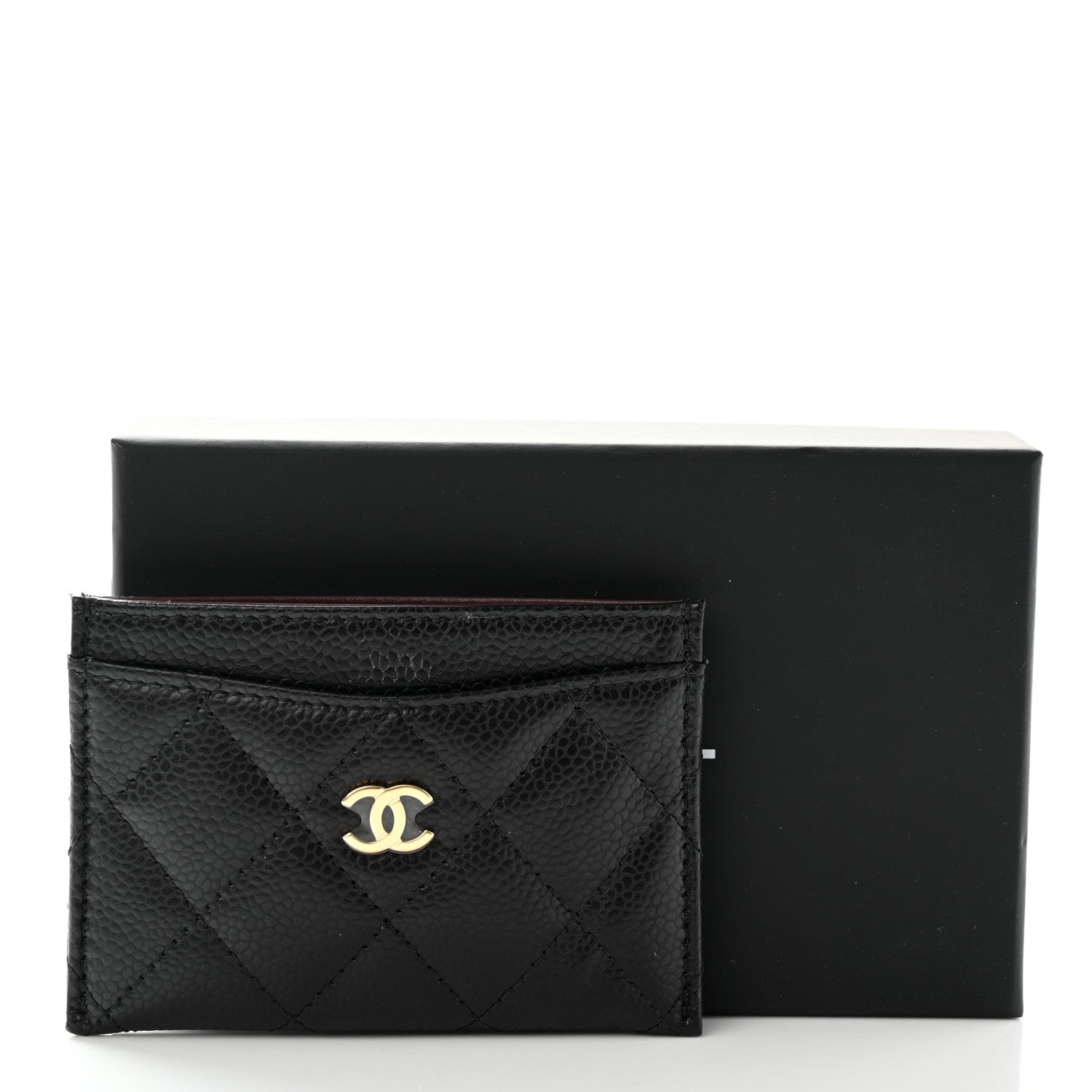 Chanel Caviar Quilted Card Holder Black 10 of 10