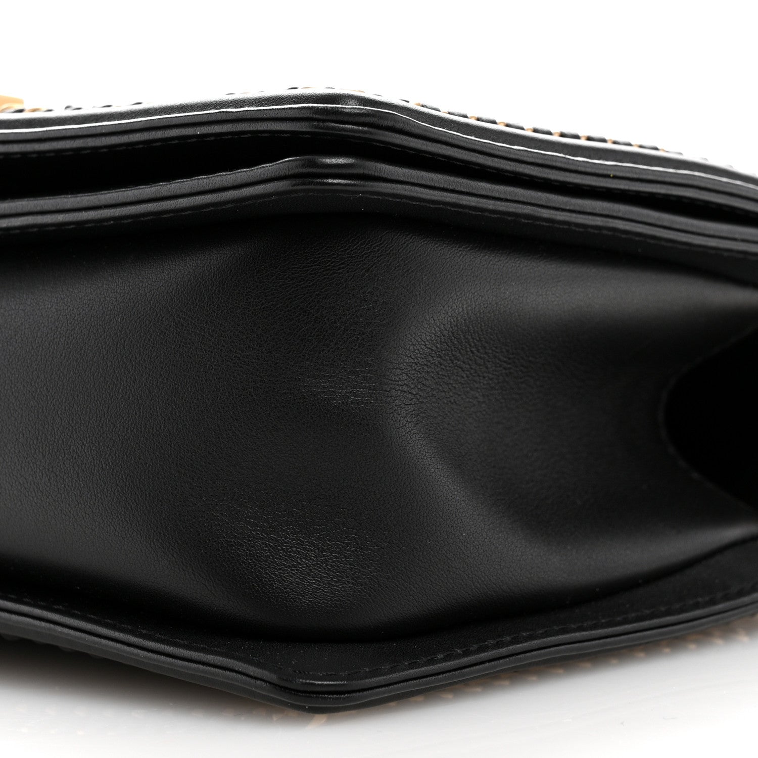 Chanel Lambskin Quilted Medium Top Handle Boy Flap Black 10 of 11