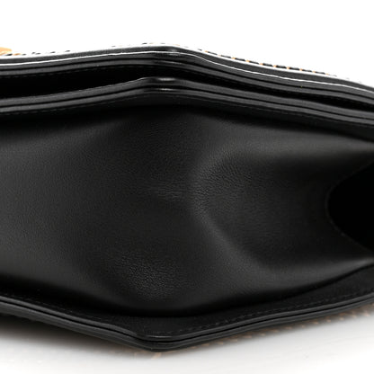 Chanel Lambskin Quilted Medium Top Handle Boy Flap Black 10 of 11