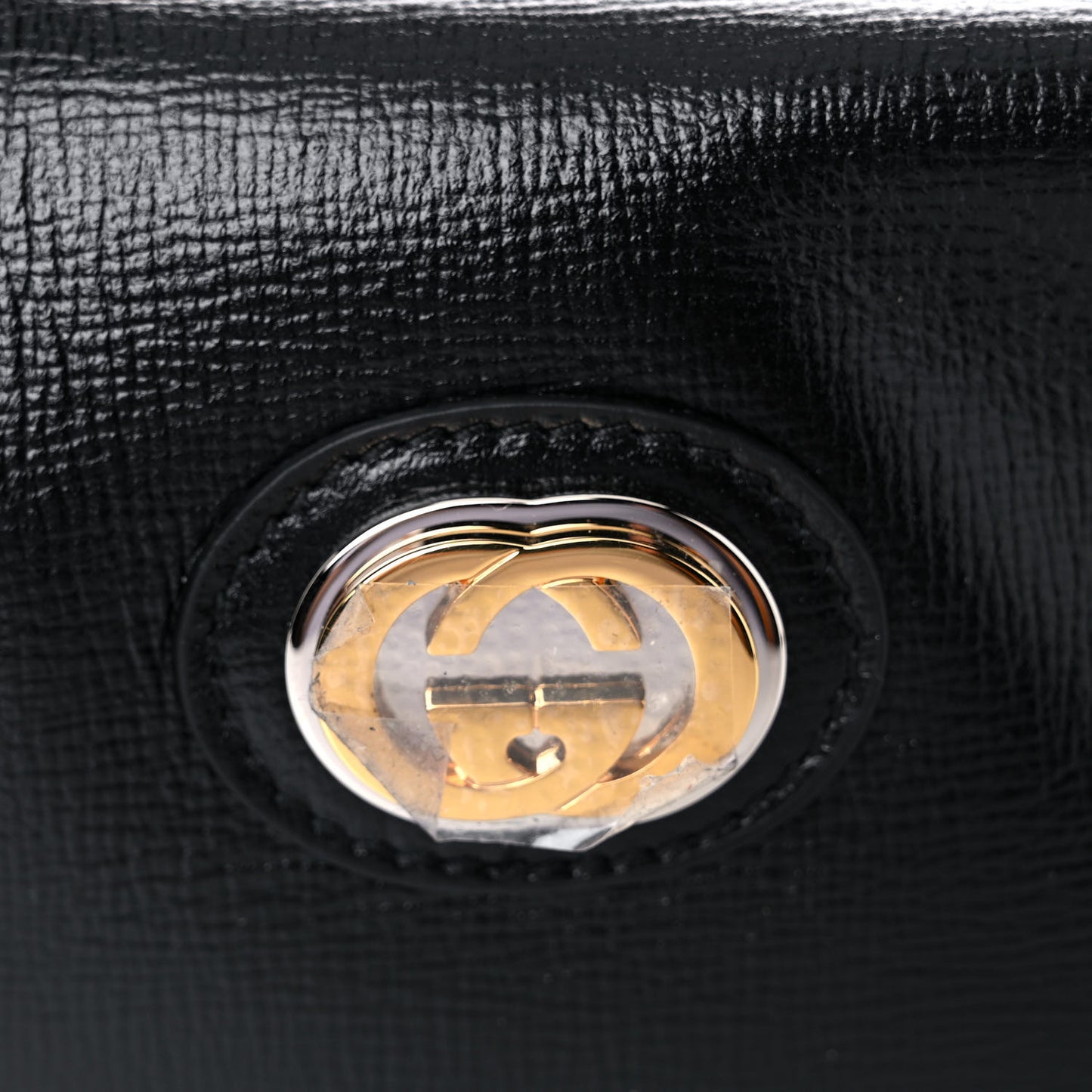 Azalea Calfskin Marina Cosmetic Case Black