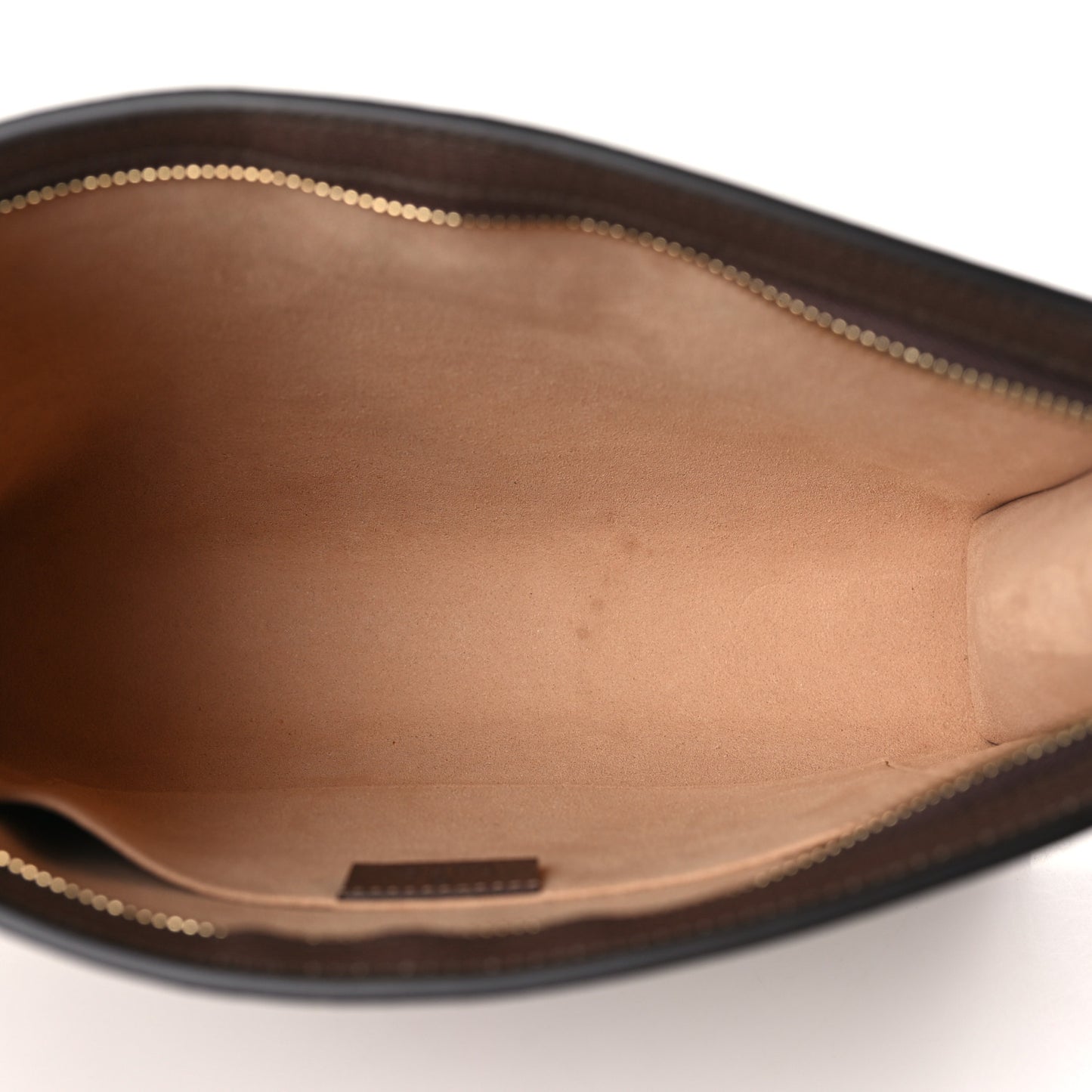 GG Supreme Monogram Web Ophidia Pouch Brown