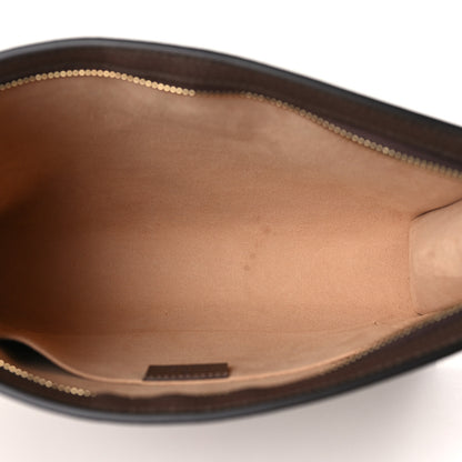 Gucci GG Supreme Monogram Web Ophidia Pouch Brown 5 of 9