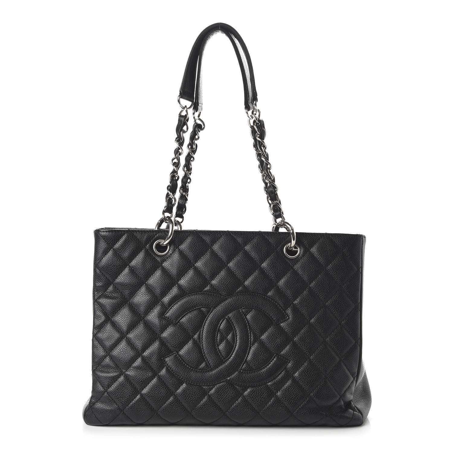 Chanel Caviar Quilted Grand Shopping Tote GST Black 1 of 11