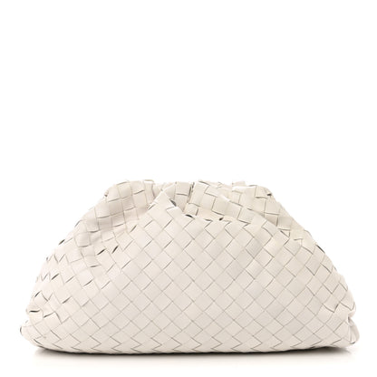 Bottega Veneta Nappa Maxi Intrecciato The Pouch Oversized Clutch Plaster 1 of 10