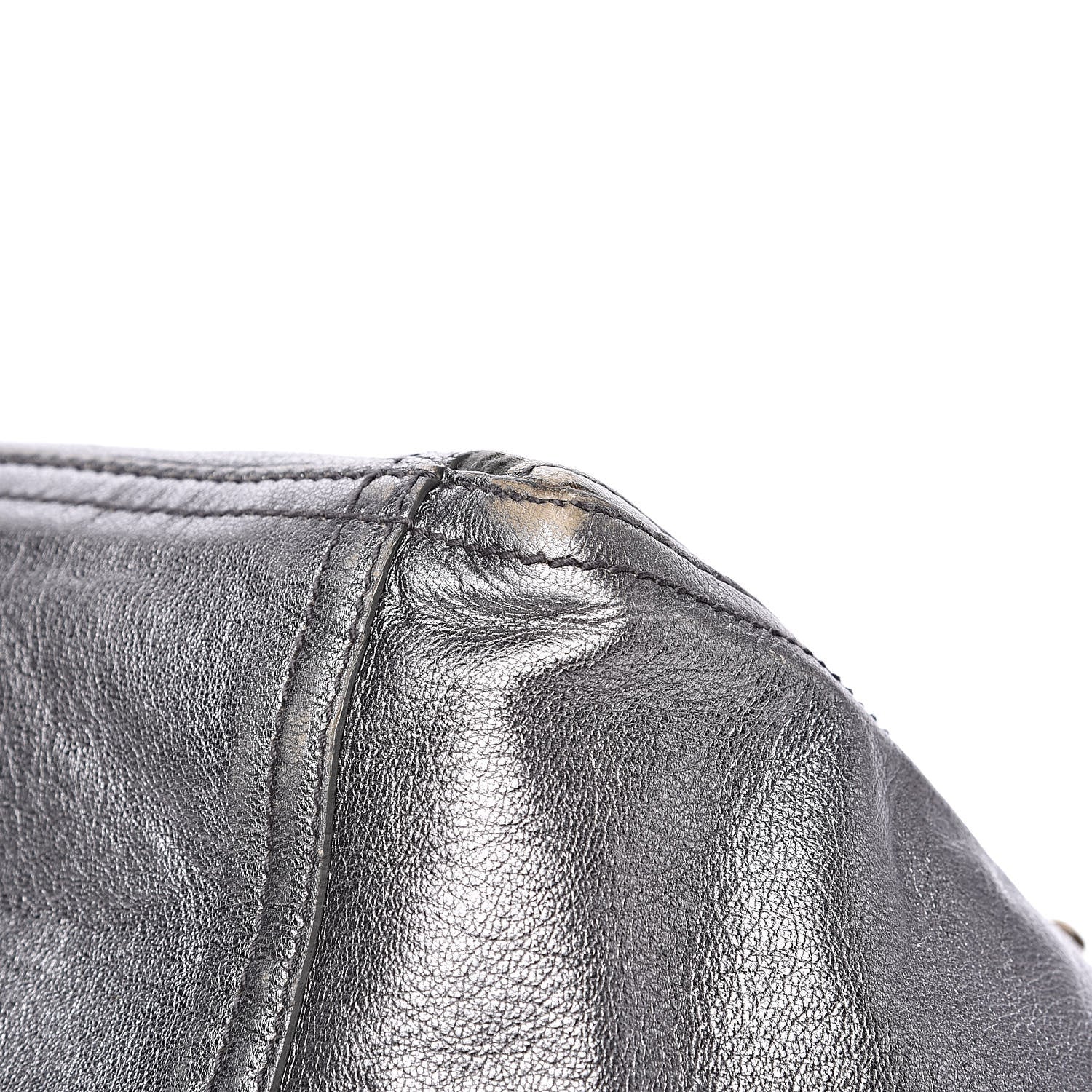 Saint Laurent Calfskin Small Downtown Silver 14 of 16