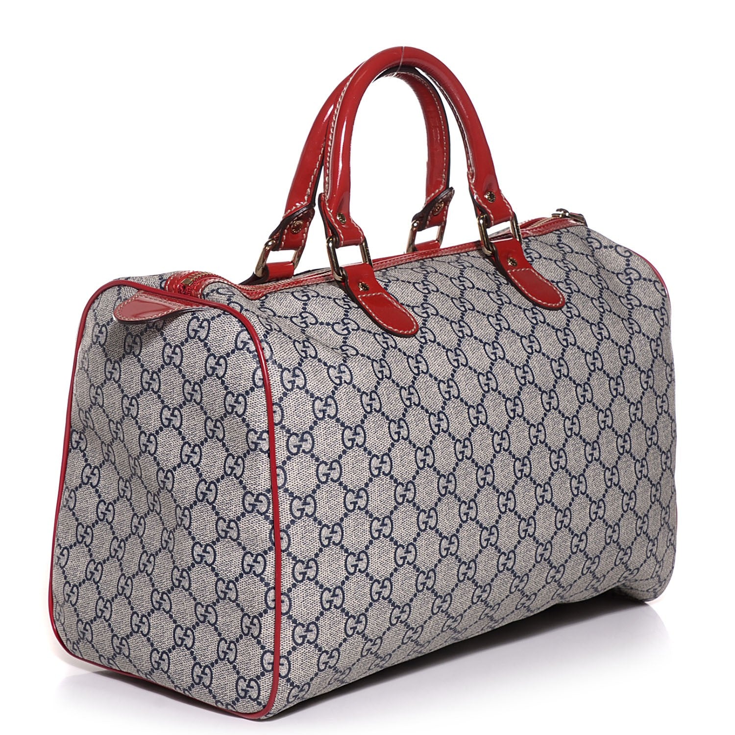 Gucci GG Plus Monogram Tattoo Heart Medium Joy Boston Red 3 of 8