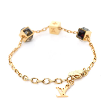 Louis Vuitton Swarovski Gamble Bracelet Gold 3 of 4