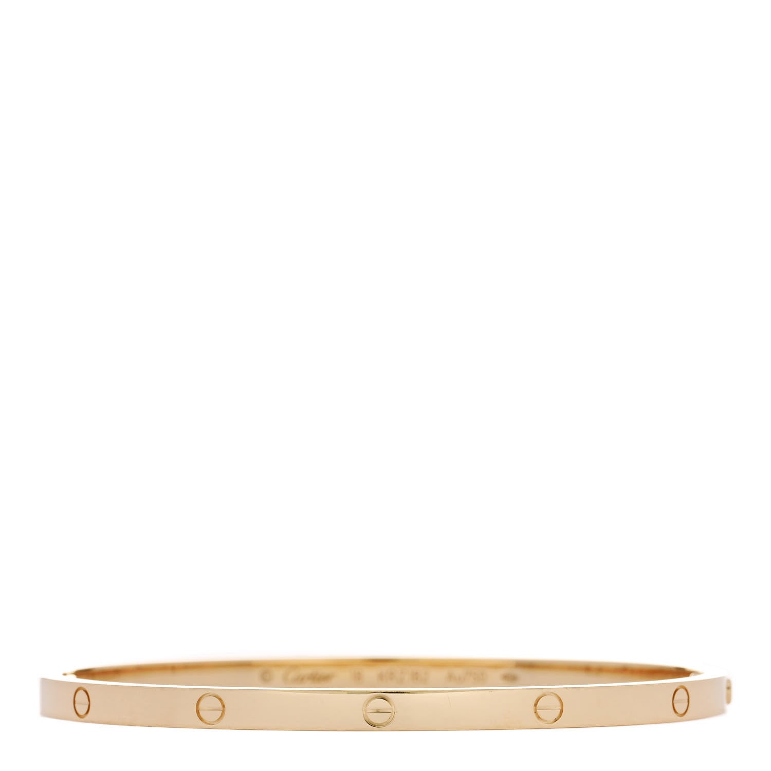 Cartier 18K Yellow Gold Small LOVE Bracelet 18 1 of 7
