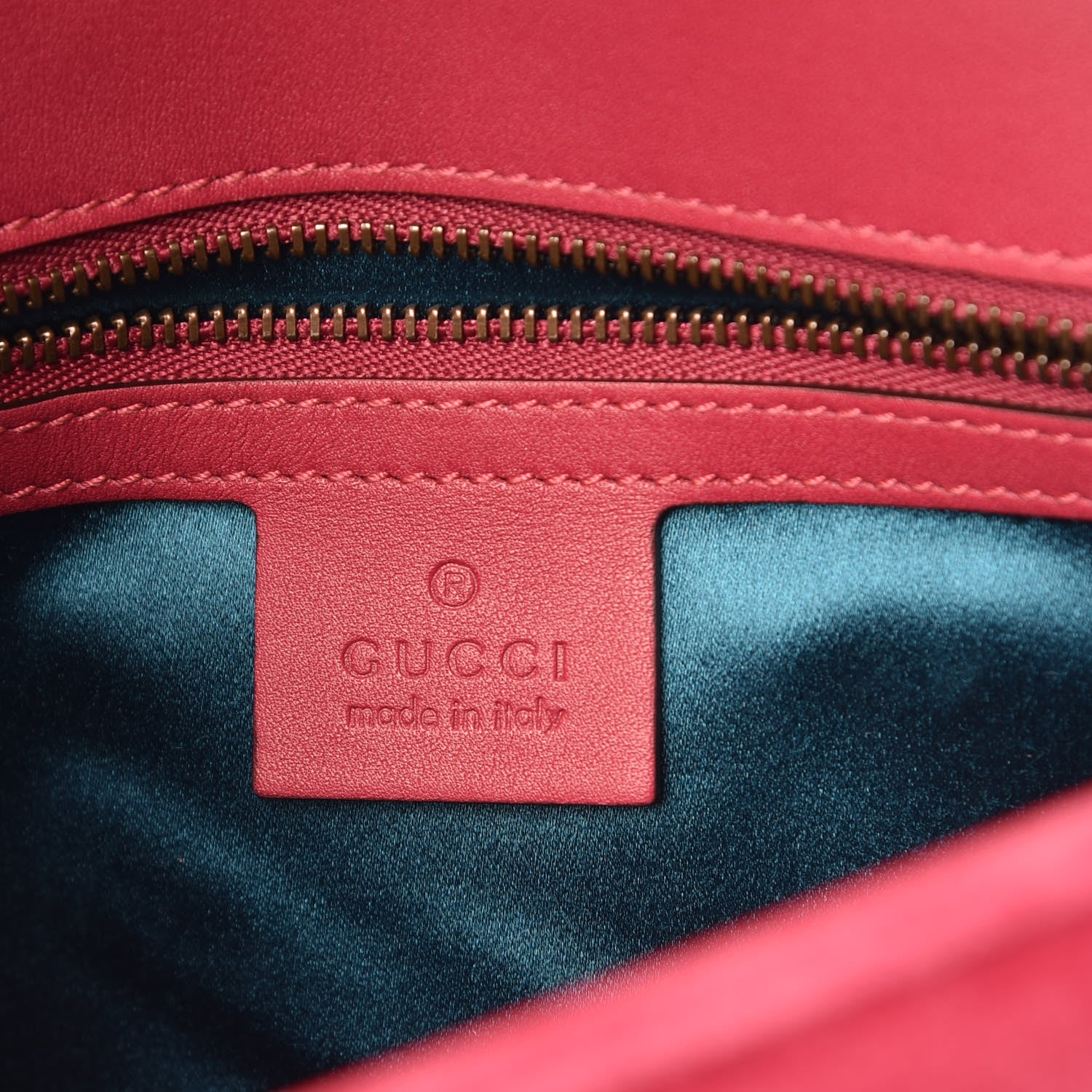 Gucci Velvet Matelasse Small GG Marmont Shoulder Bag Light Raspberry Rose 8 of 9