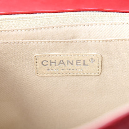 Chanel Calfskin Quilted In The Business Flap Red 6 of 13