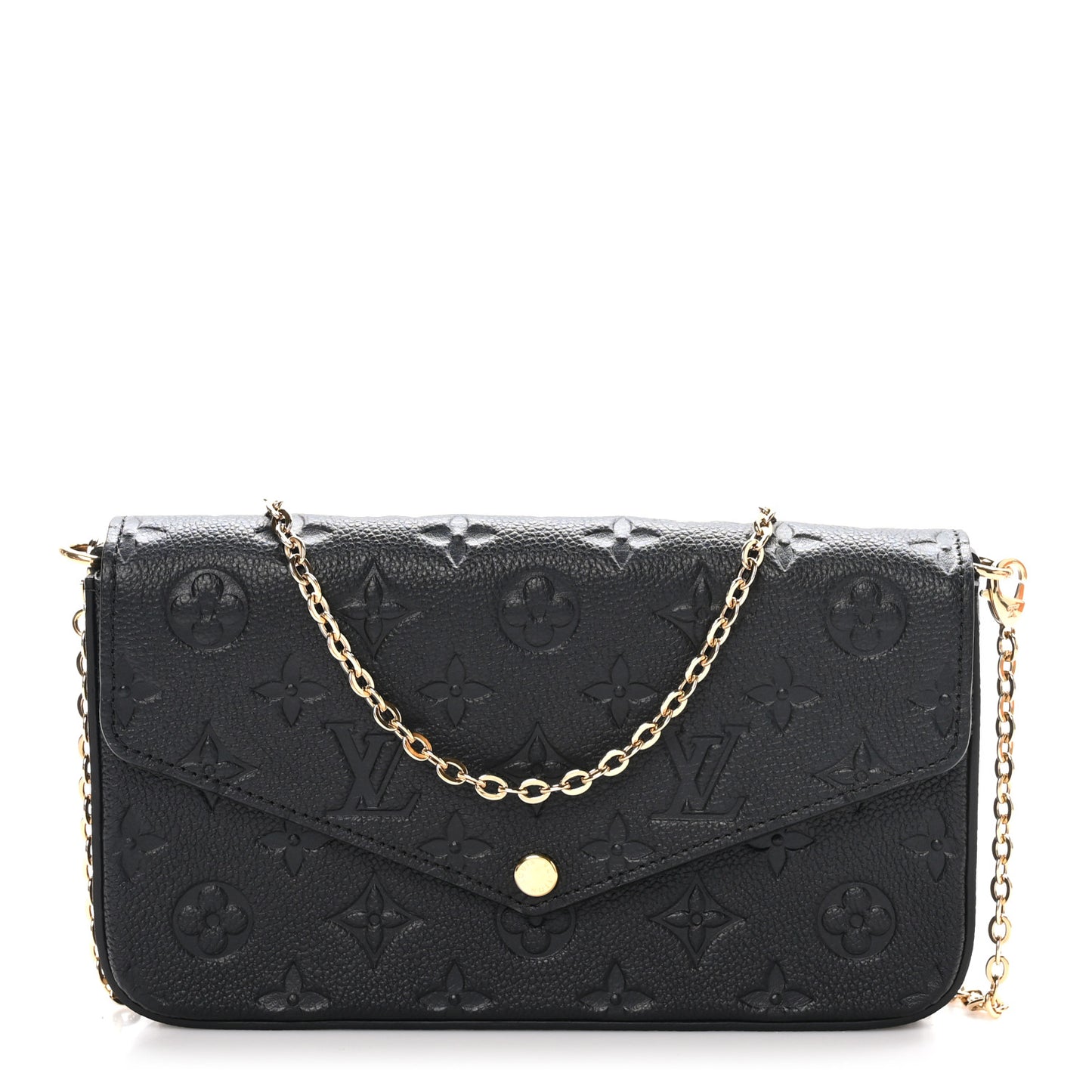Empreinte Pochette Felicie Chain Wallet Black