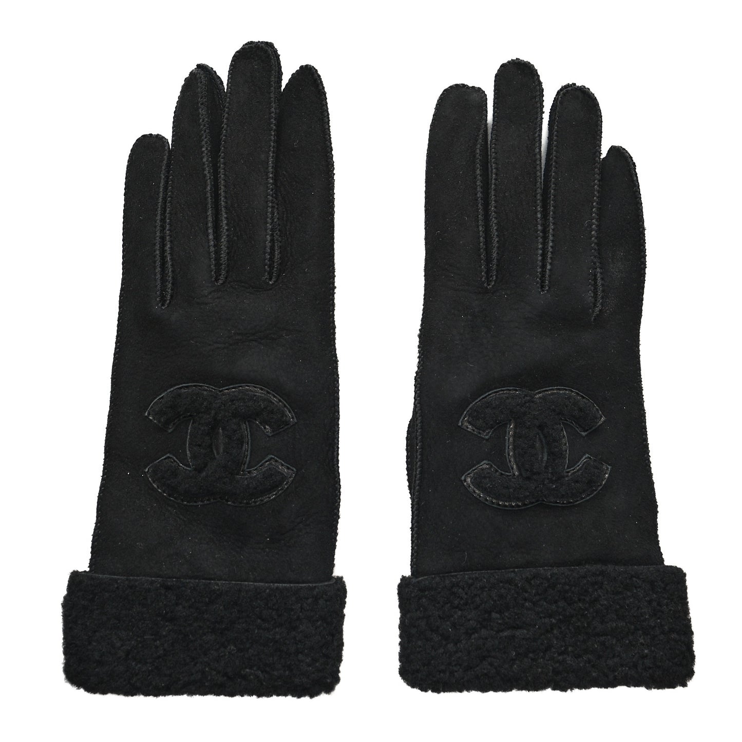 Cashmere Silk CC Gloves Black