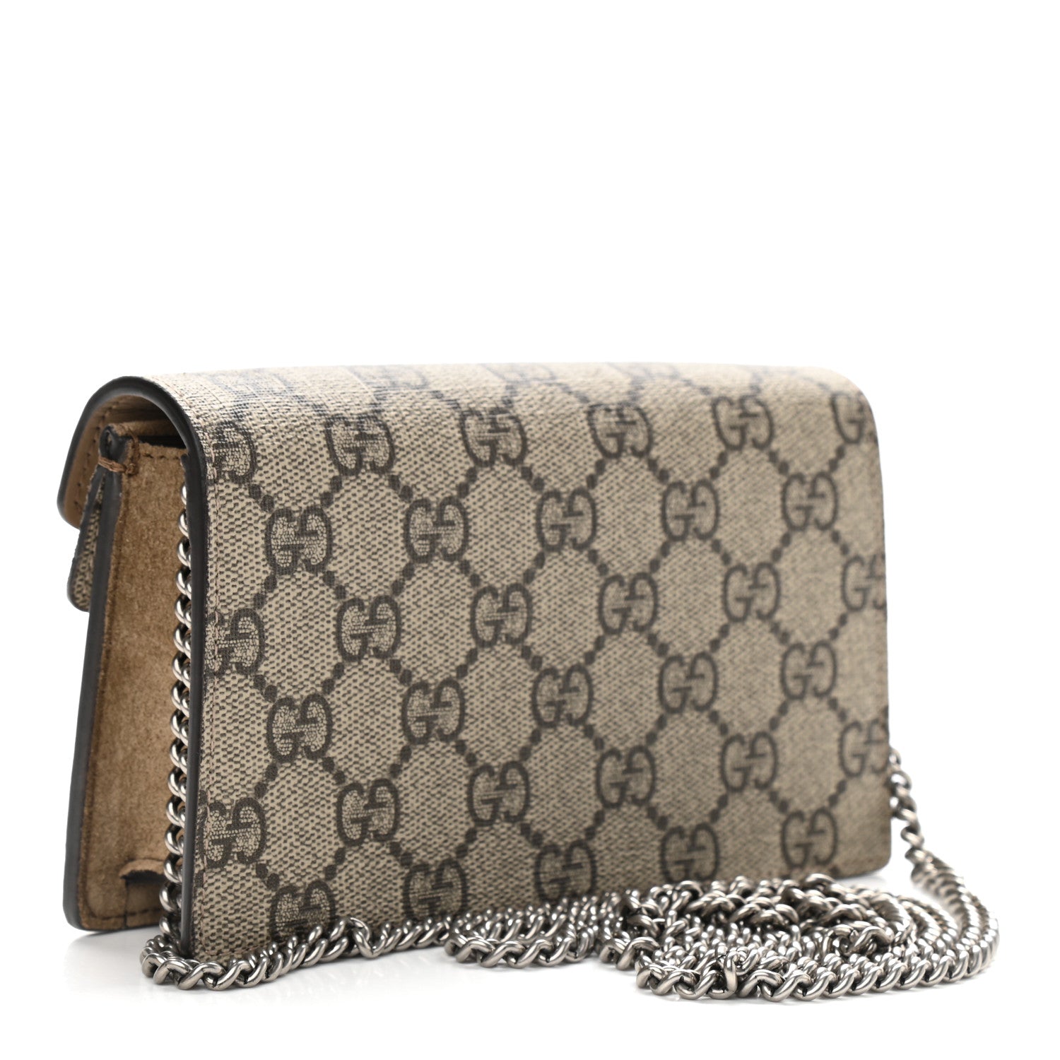 Gucci GG Supreme Monogram Super Mini Dionysus Shoulder Bag Taupe 3 of 8