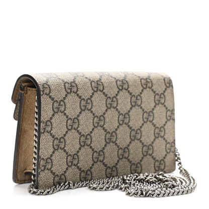 Gucci GG Supreme Monogram Super Mini Dionysus Shoulder Bag Taupe 3 of 8