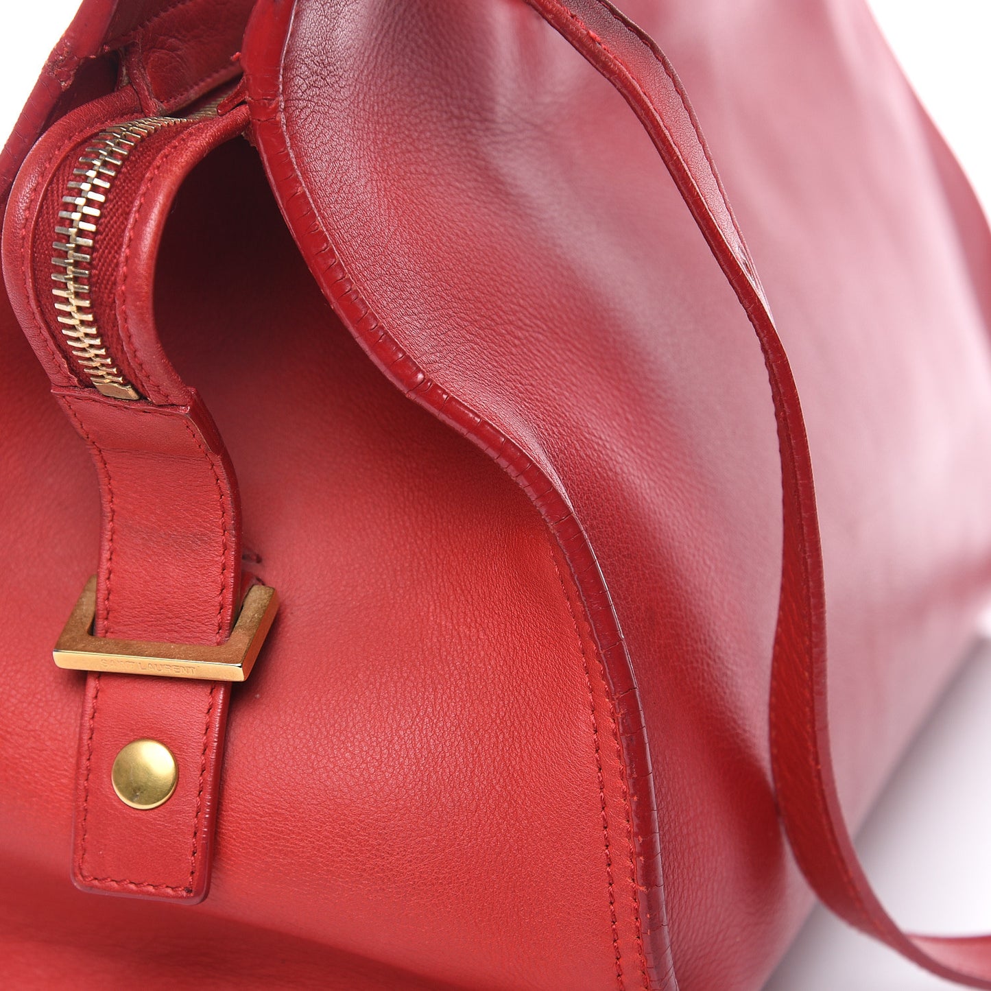 Calfskin Small Classic Y Cabas Rouge Orient
