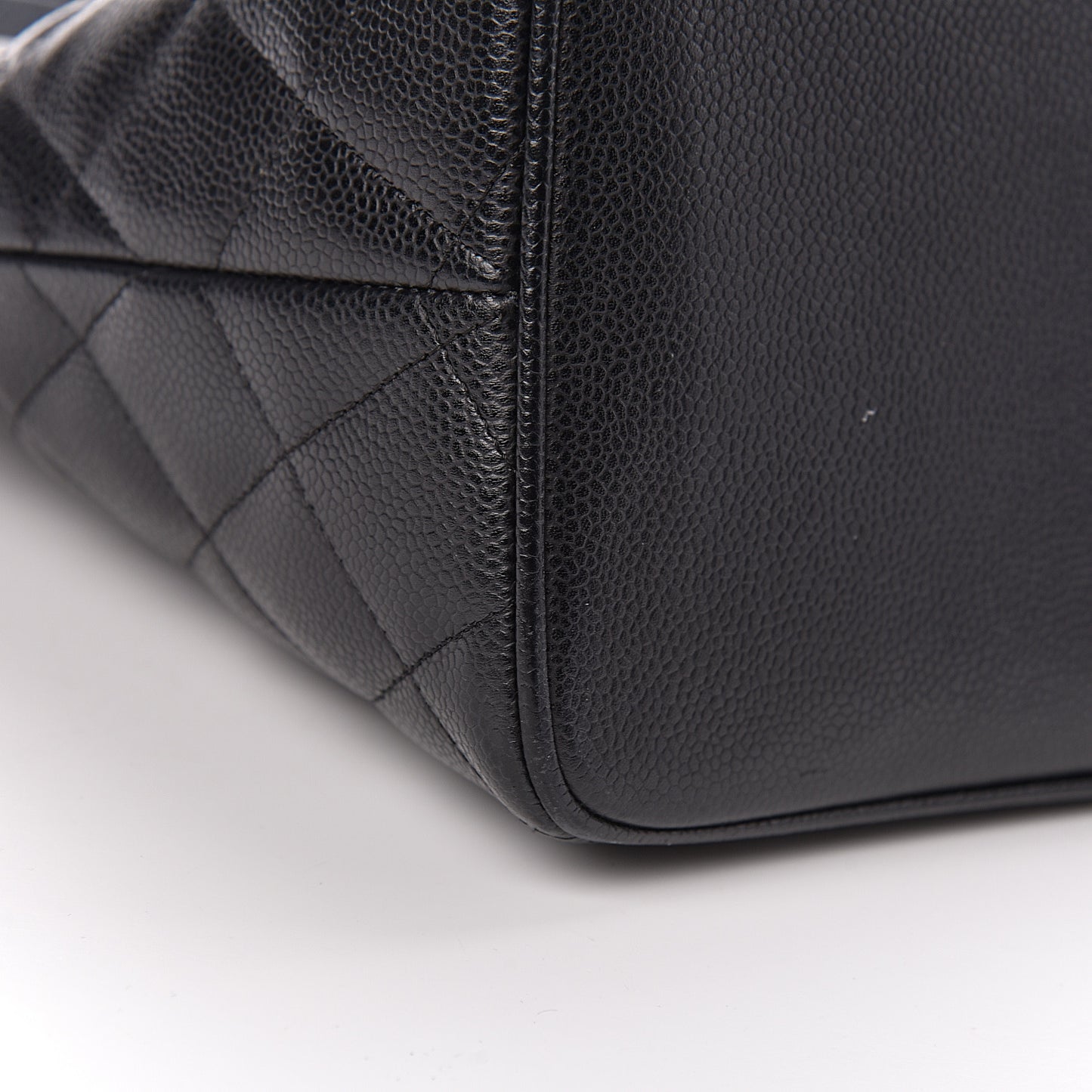 Caviar Quilted Medallion Tote Black
