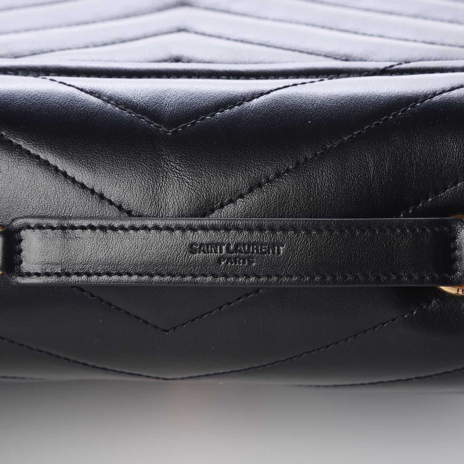 Saint Laurent Calfskin Y Quilted Monogram Medium Loulou Chain Satchel Black 8 of 10