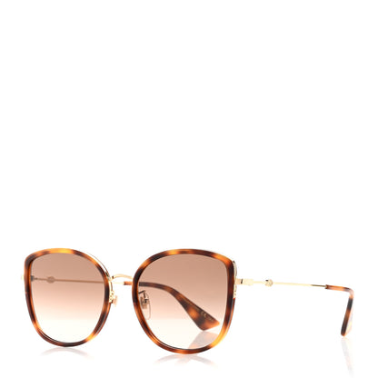 Gucci Cat Eye Sunglasses GG0606SK Havana 1 of 9