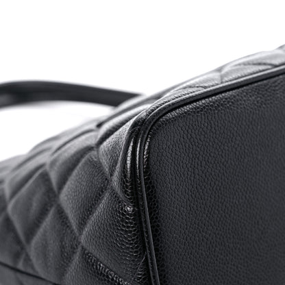 Chanel Caviar Quilted Medallion Tote Black 8 of 19