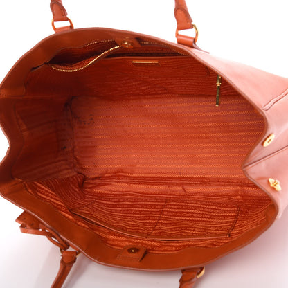 Prada Saffiano Lux Large Tote Papaya 5 of 14