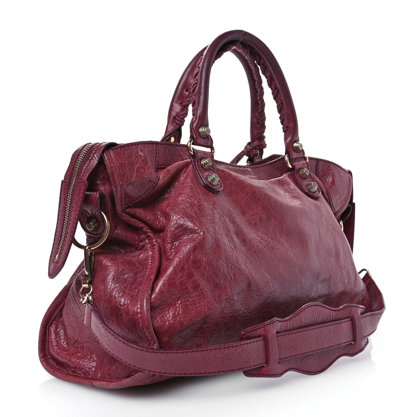 Agneau Giant 12 Rose Gold Hardware City Cassis