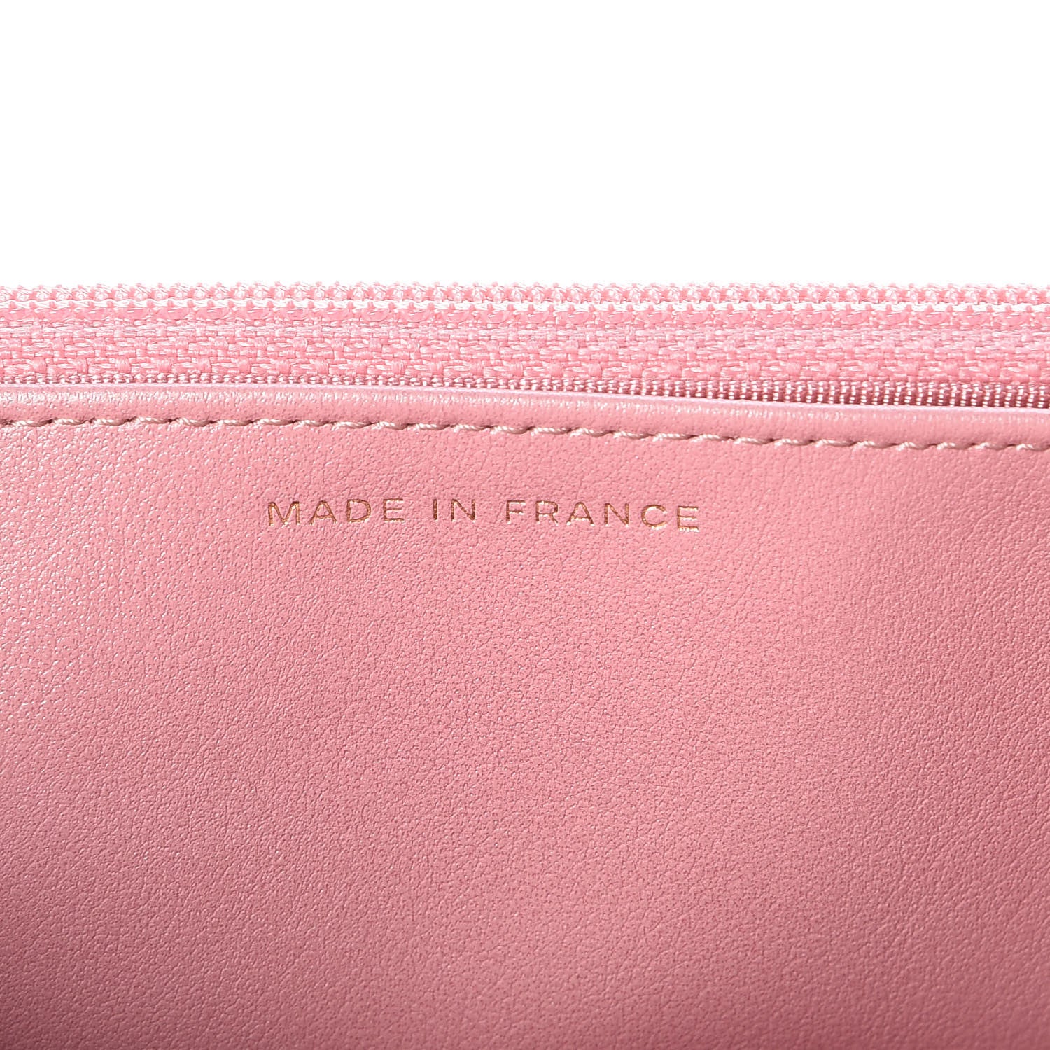 Chanel Iridescent Caviar Quilted Wallet on Chain WOC Rose Pink 8 of 11