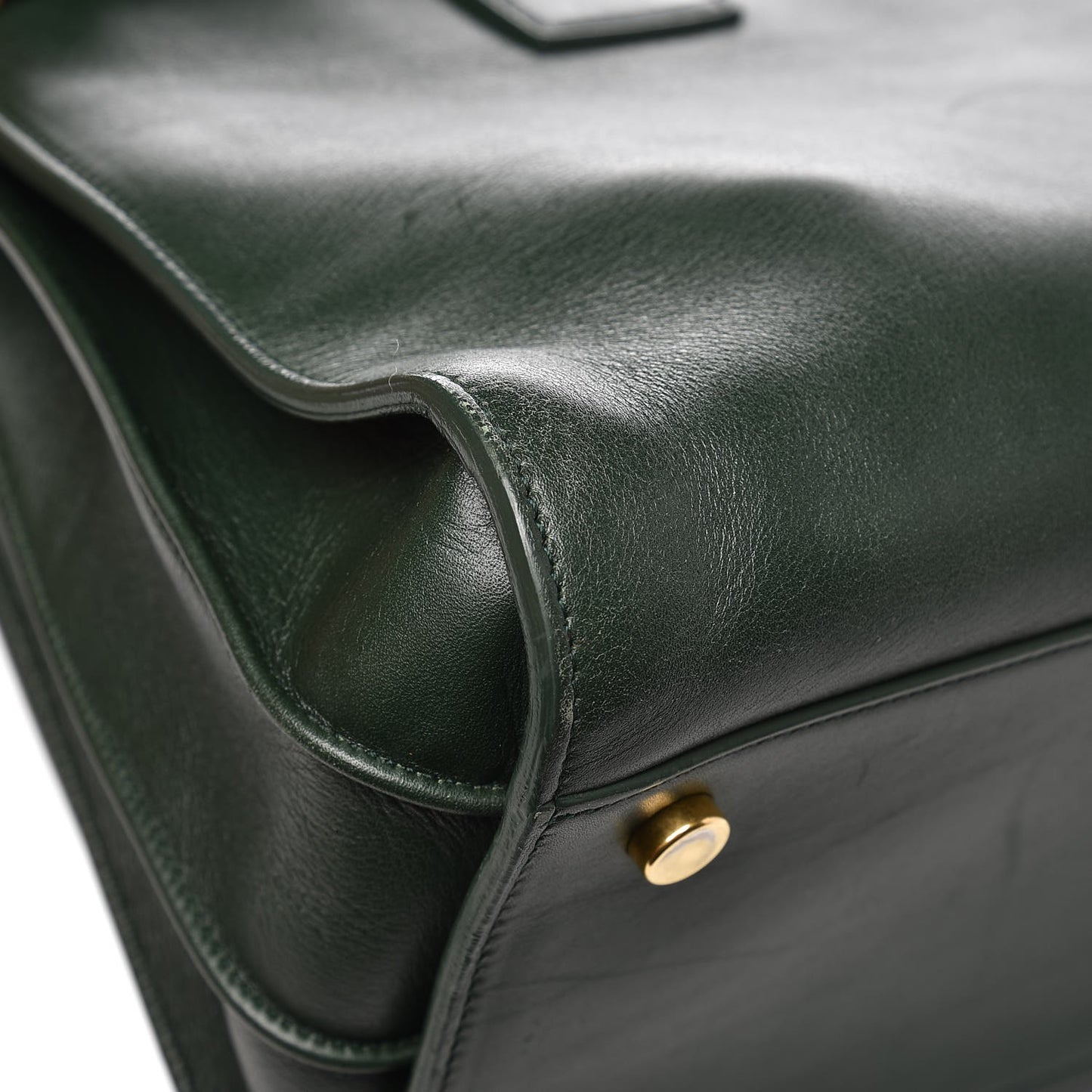 Calfskin Small Sac De Jour Dark Green