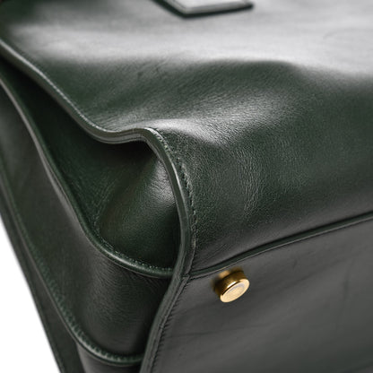Saint Laurent Calfskin Small Sac De Jour Dark Green 12 of 13