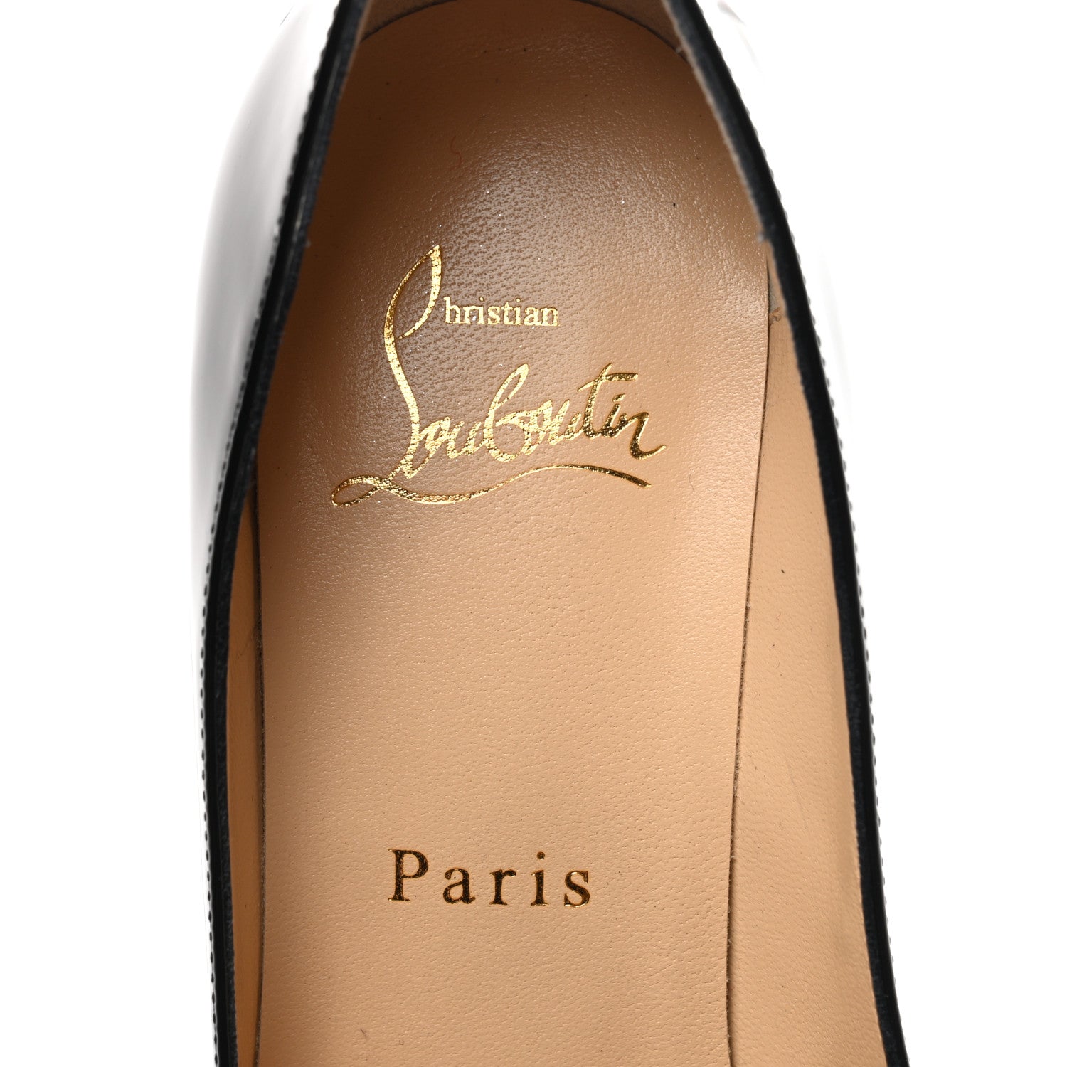 Christian Louboutin Patent Lady Gena 85 Pumps 36 Black 6 of 7