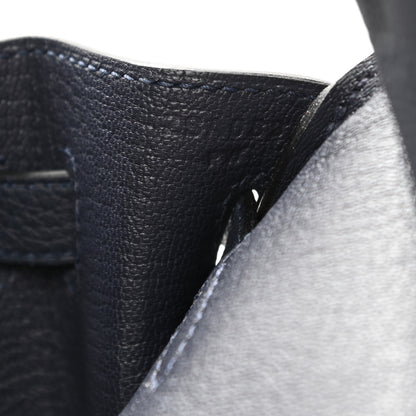 Hermes Togo Birkin 25 Bleu Nuit 7 of 11