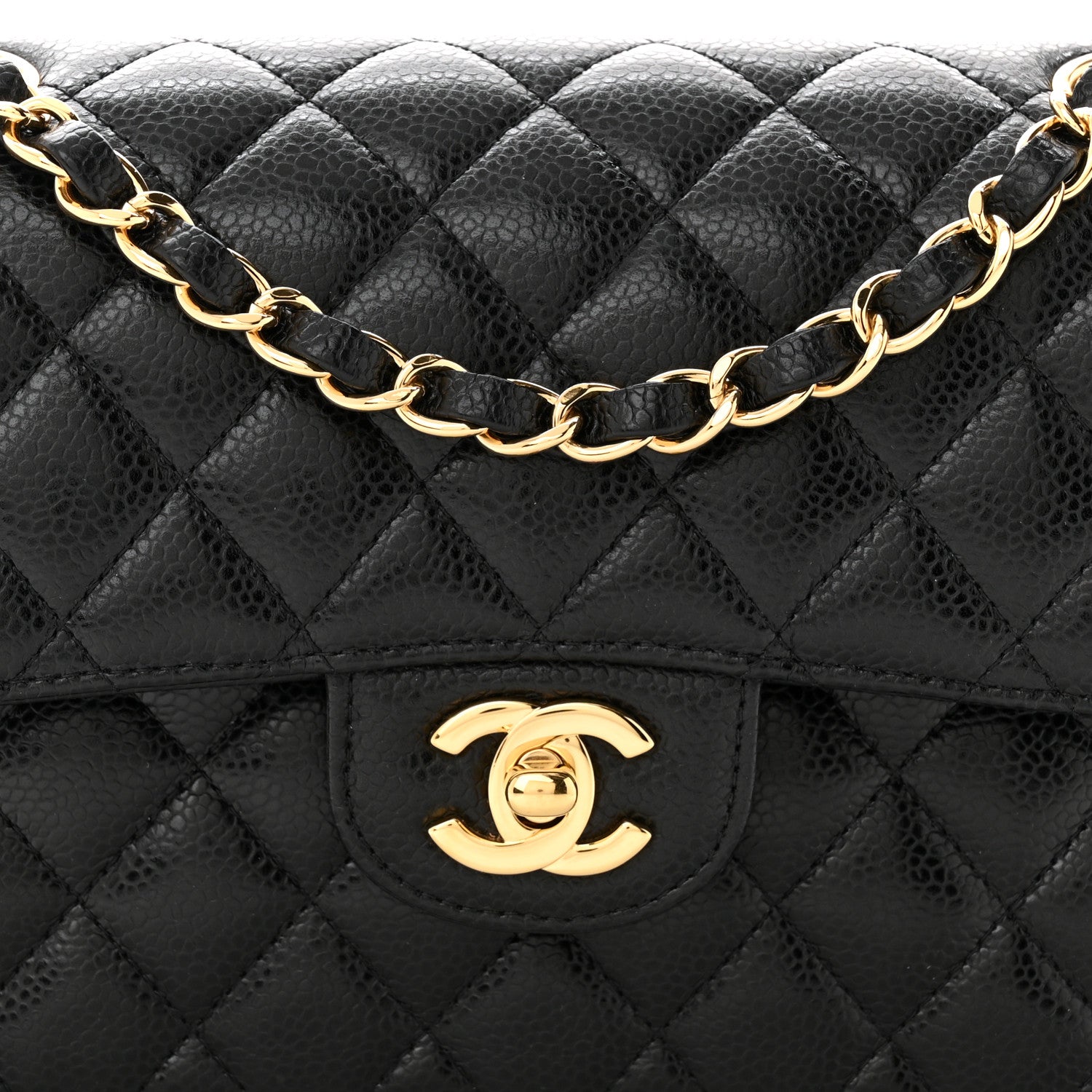 Chanel Caviar Quilted Small Double Flap Black 8 of 10