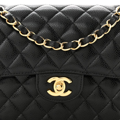 Chanel Caviar Quilted Small Double Flap Black 8 of 10