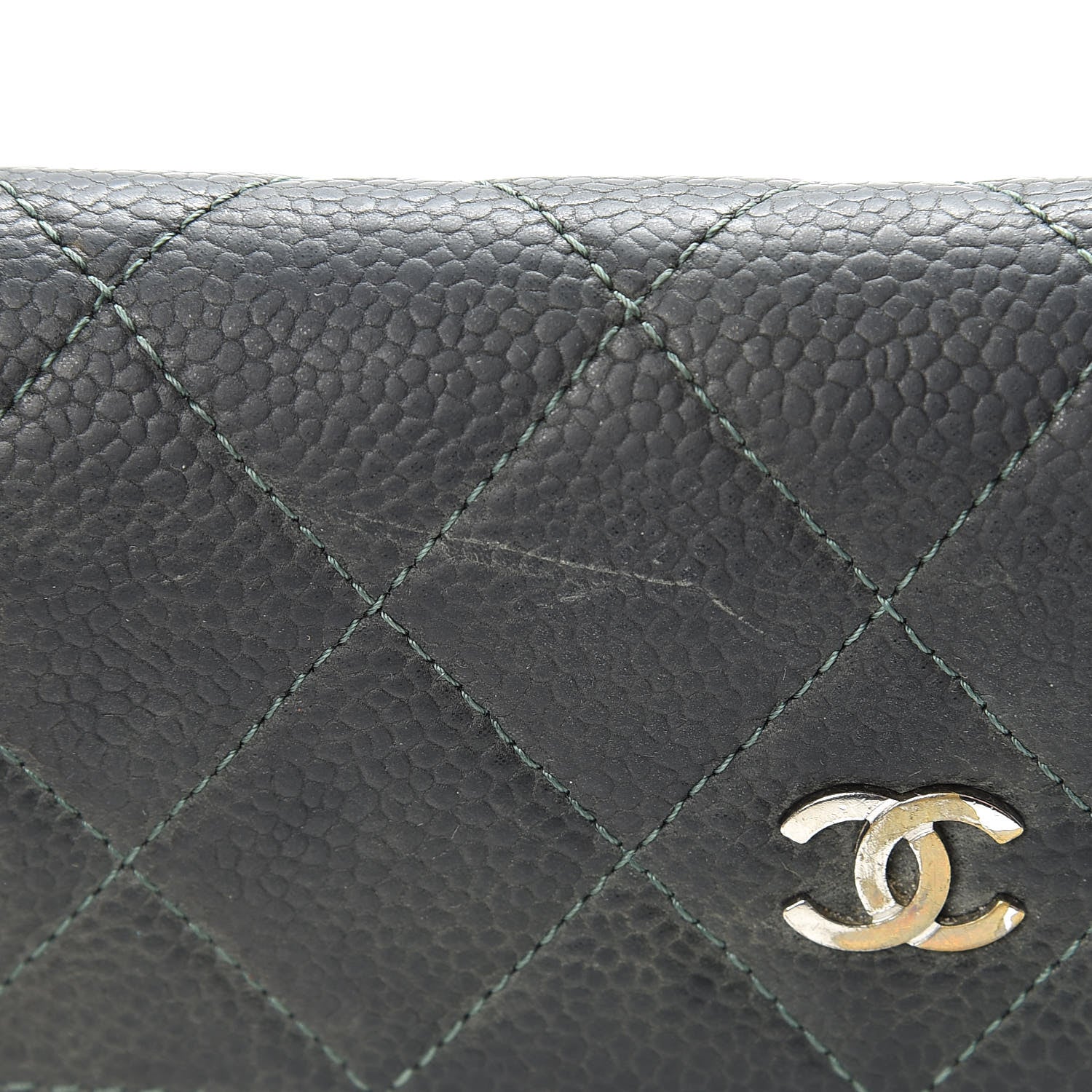 Chanel Iridescent Caviar Quilted Large Flap Wallet 14 of 23