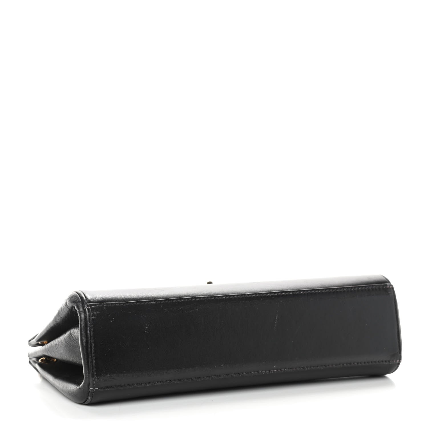 Chanel Lambskin Chocolate Bar Accordion Mademoiselle Black 3 of 10