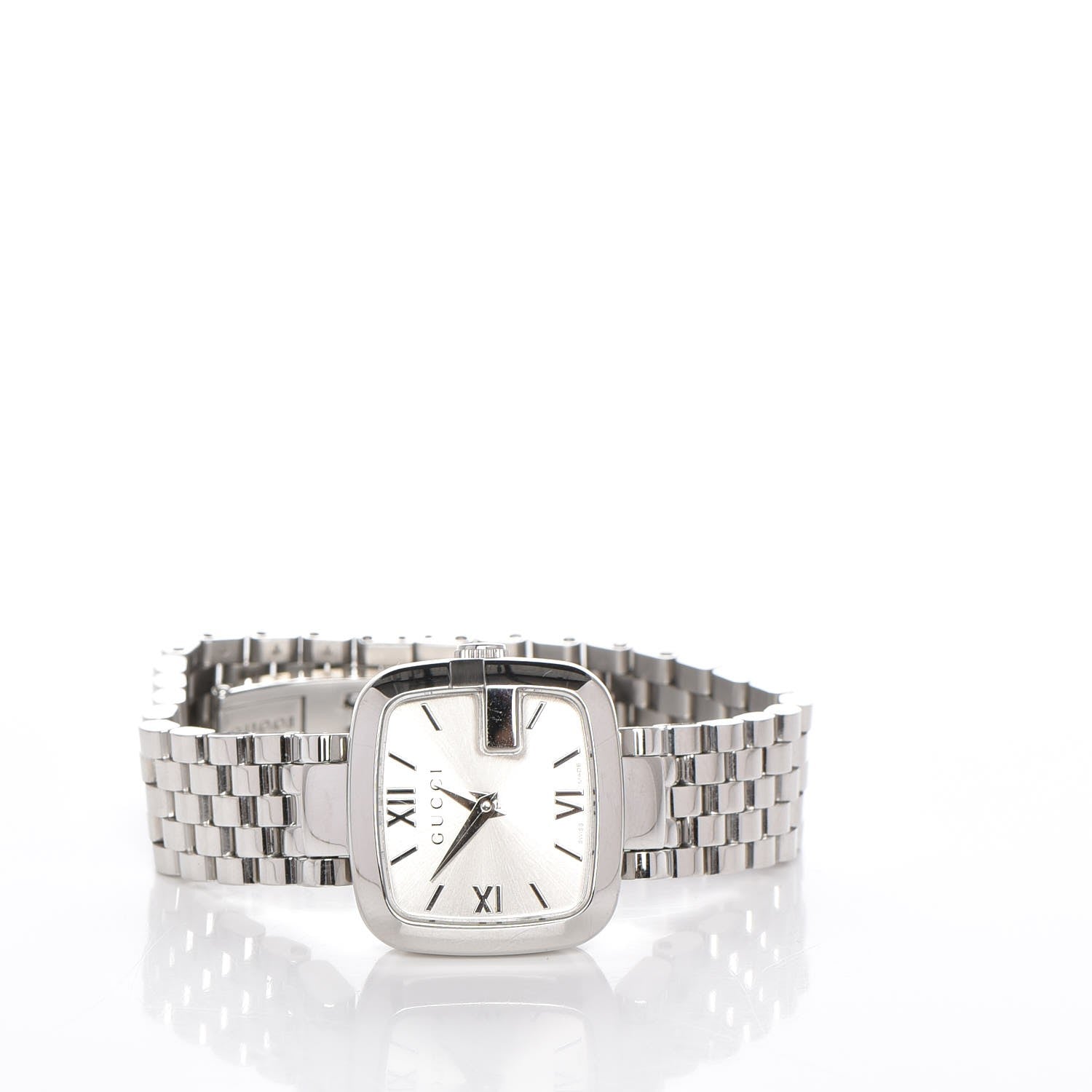 Gucci Stainless Steel 24mm G-Gucci Square Quartz Watch 3 of 8