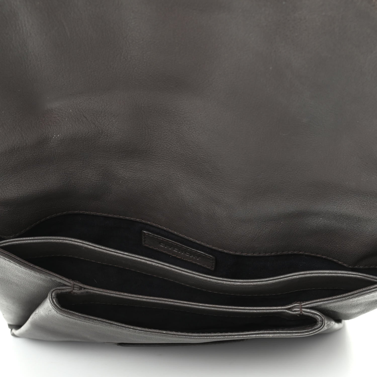 Givenchy Calfskin Stitched Antigona Envelope Clutch Grey 5 of 8
