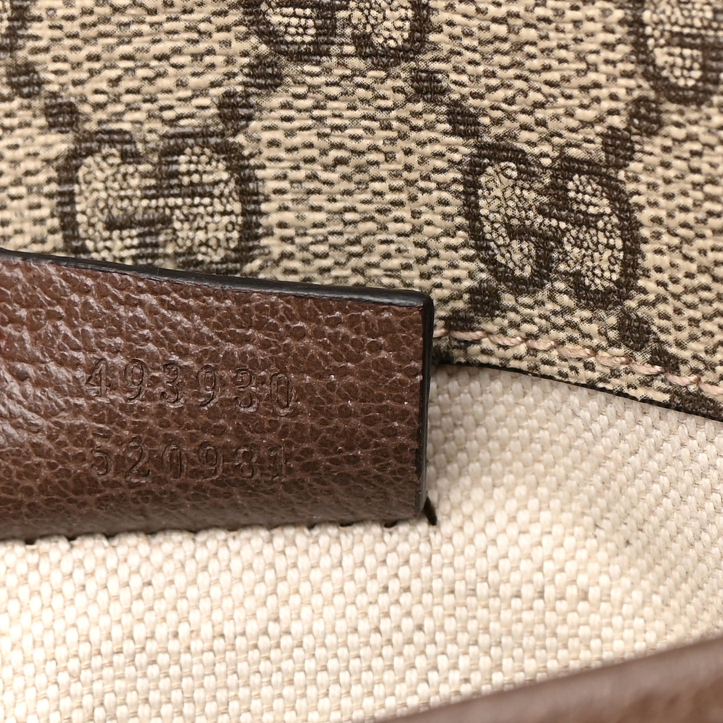 GG Supreme Monogram Neo Vintage Web Belt Bag Brown