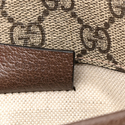 Gucci GG Supreme Monogram Neo Vintage Web Belt Bag Brown 7 of 12