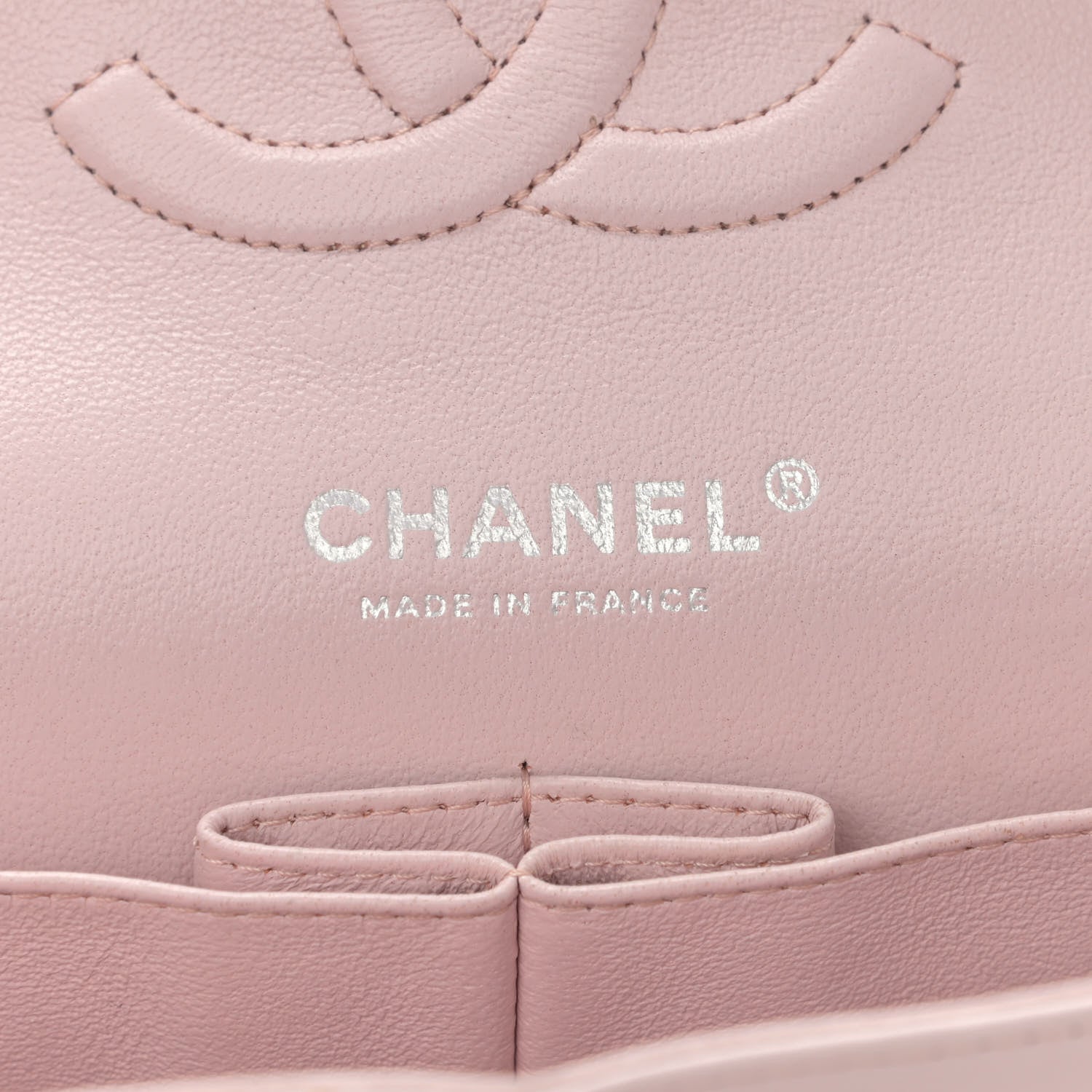 Chanel Lambskin Quilted Medium Double Flap Light Pink 7 of 11