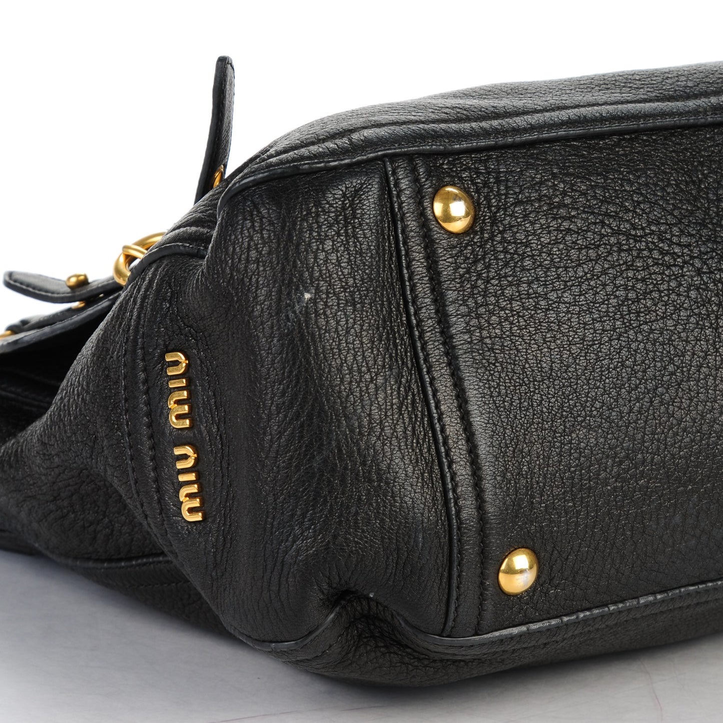 Cervo East-West Flap Satchel Nero Black