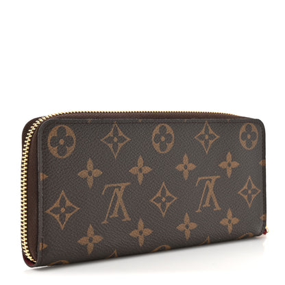 Louis Vuitton Monogram Clemence Wallet Fuchsia 3 of 7