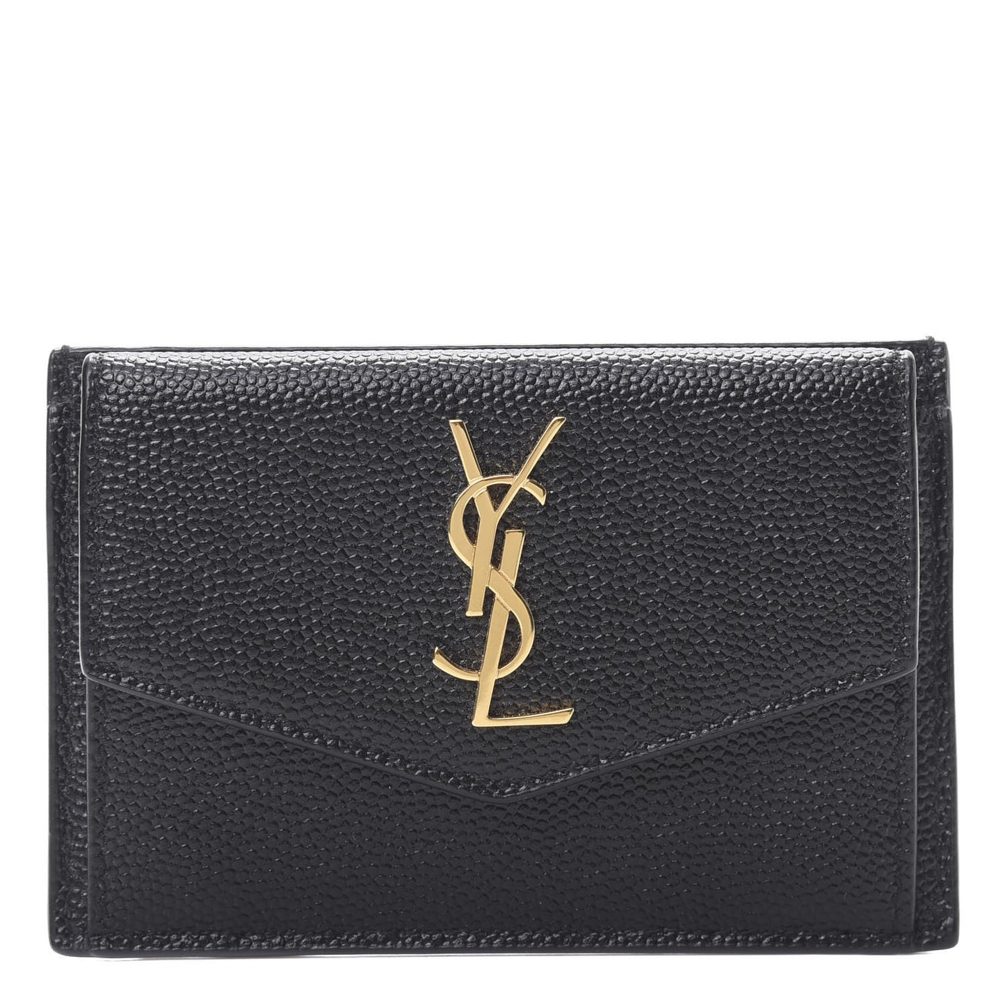 Grain De Poudre Uptown Monogram Card Case Black